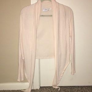 Peach cardigan